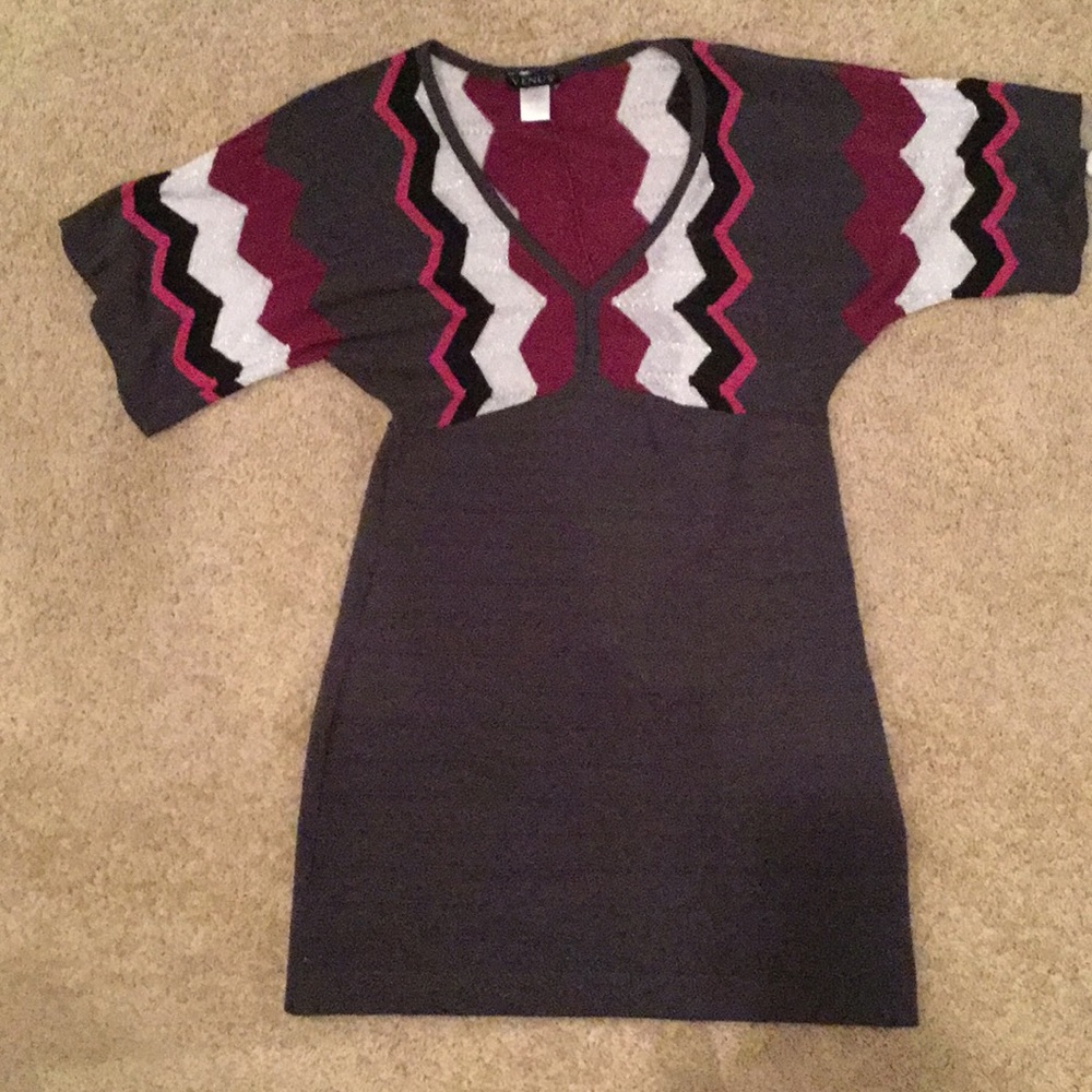 Venus Bodycon Kimono Sleeve Sweaterdress - Picture 4 of 4